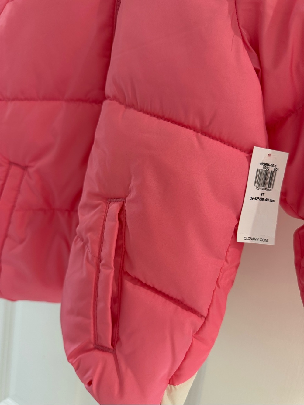 Old Navy Kids Coral Pink Jacket - Picture 4 of 5